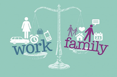 work family balance illustration